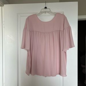 LOFT Outlet Pink Blouse - XL
